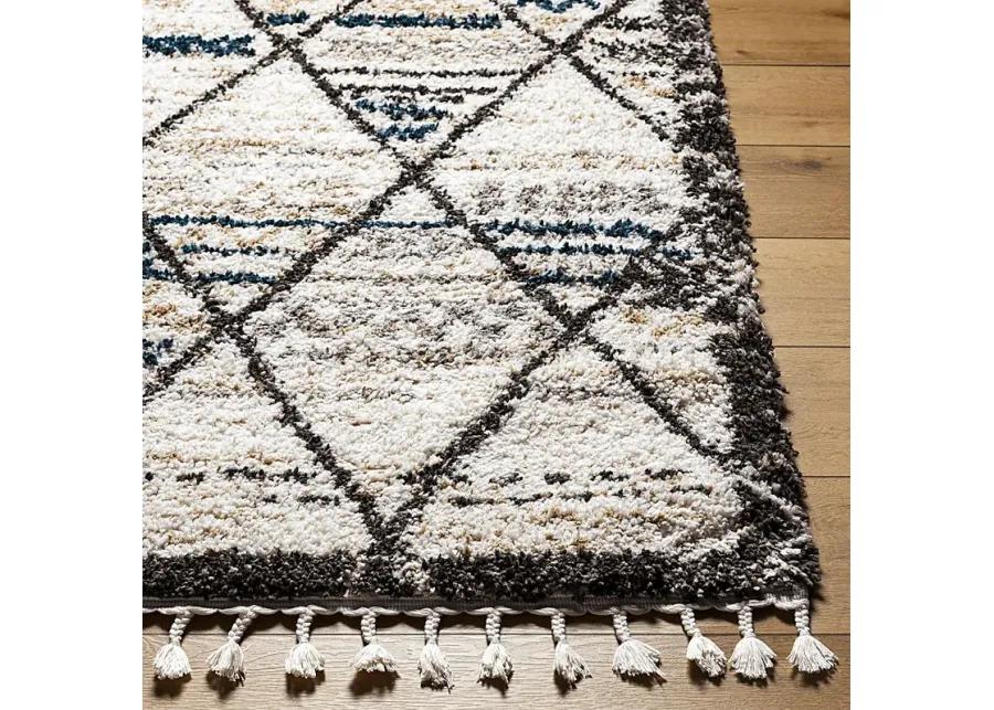 Wilrial Ivory 5'3 x 7' Area Rug