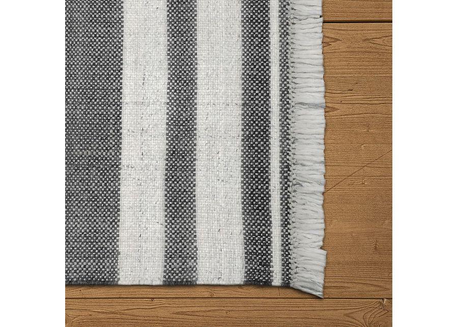 Kebba Steel Gray 5' x 7'9 Indoor/Outdoor Rug