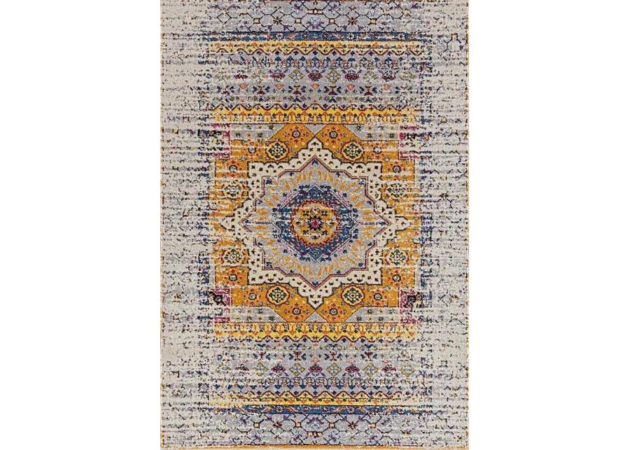 Sarcel Orange/Ivory 5'3 x 7'6 Rug