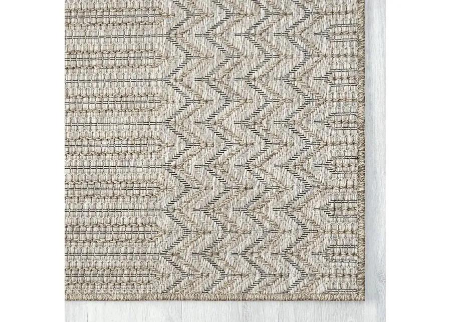 Eldoxo Tan 5' x 7' Indoor/Outdoor Rug