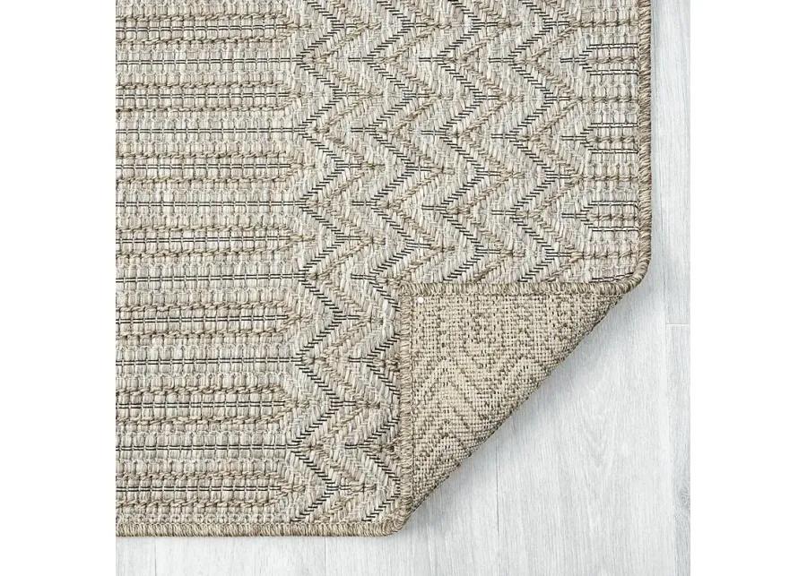 Eldoxo Tan 5' x 7' Indoor/Outdoor Rug