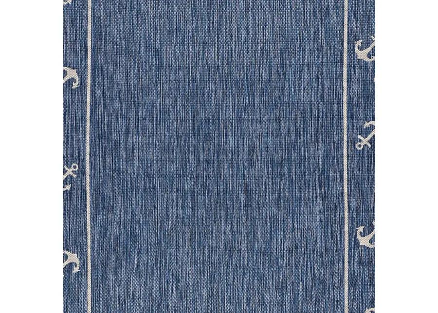 Oyufi Blue 5'3 x 7' Indoor/Outdoor Rug