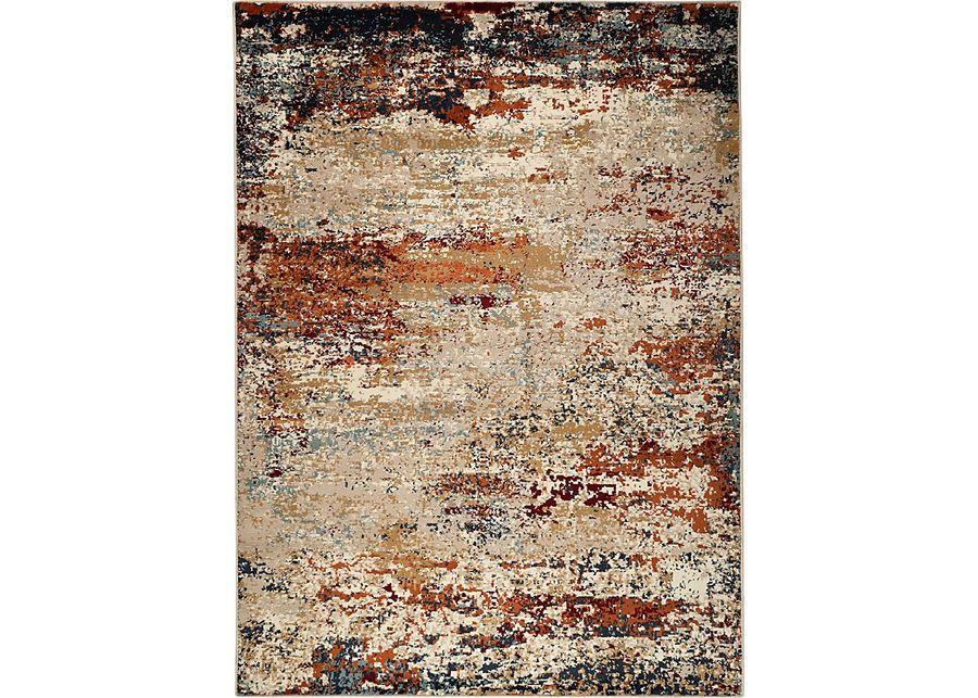 Cadino Orange 7'9 x 9'9 Rug