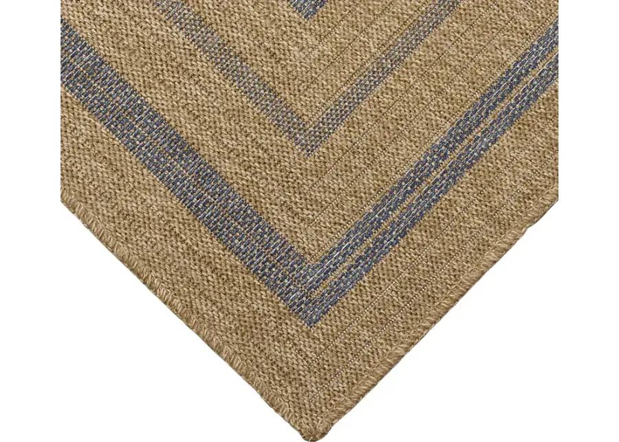 Dunhead Navy 7'10 x 9'10 Indoor/Outdoor Rug