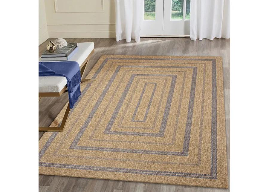 Dunhead Navy 7'10 x 9'10 Indoor/Outdoor Rug