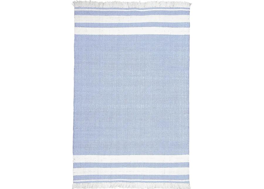 Kebba Blue 7' x 9'9 Indoor/Outdoor Rug