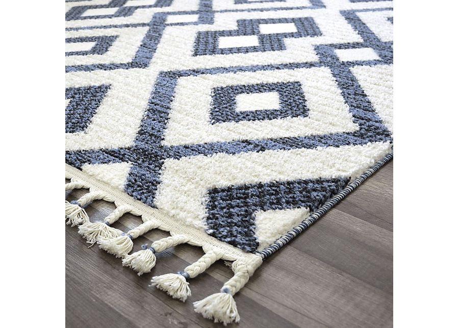 Laozui White/Black 8'3 x 10' Rug