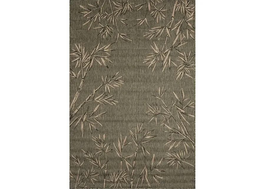 Montdover Green 7'10 x 9'10 Indoor/Outdoor Rug