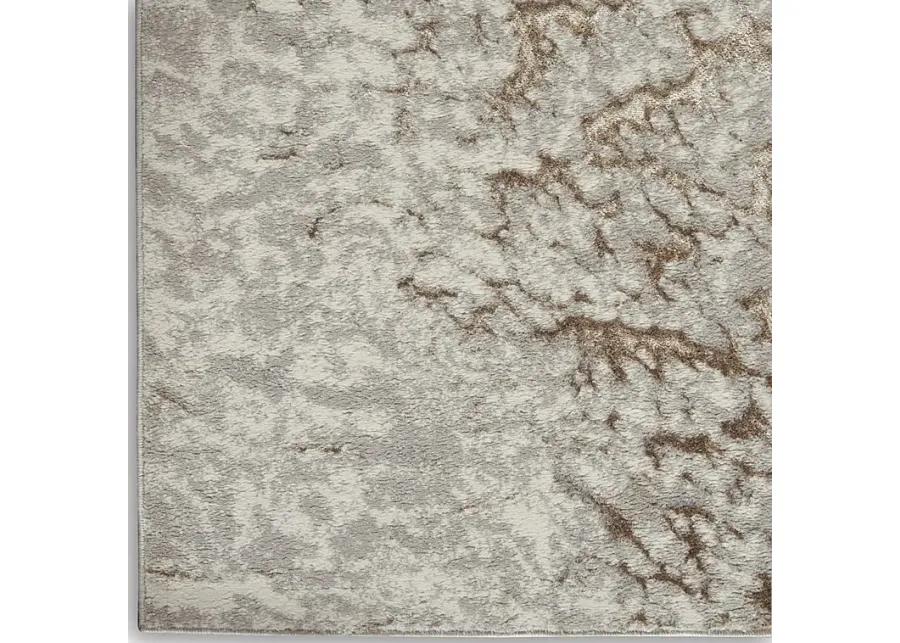 Banja Gray 2'2 x 7'6 Runner Rug