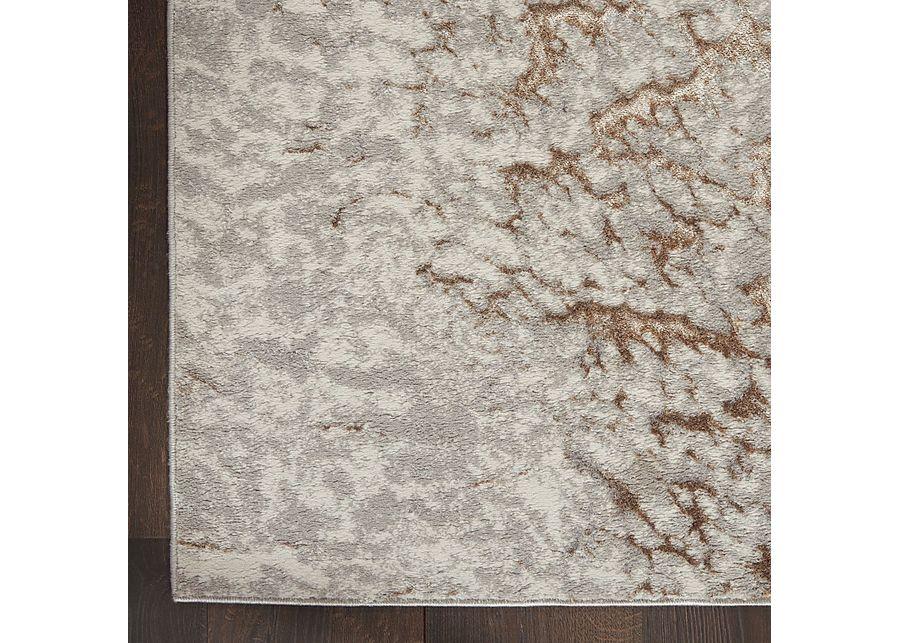 Banja Gray 2'2 x 7'6 Runner Rug