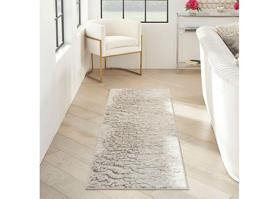 Banja Gray 2'2 x 7'6 Runner Rug