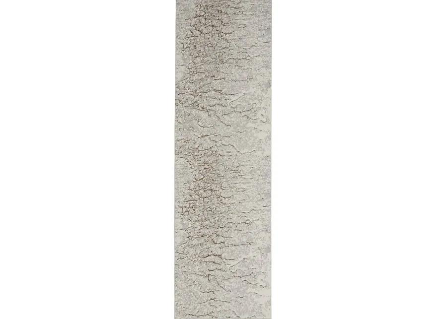 Banja Gray 2'2 x 7'6 Runner Rug