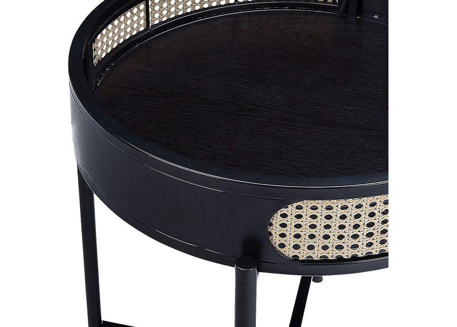 Ravensaide Black End Table