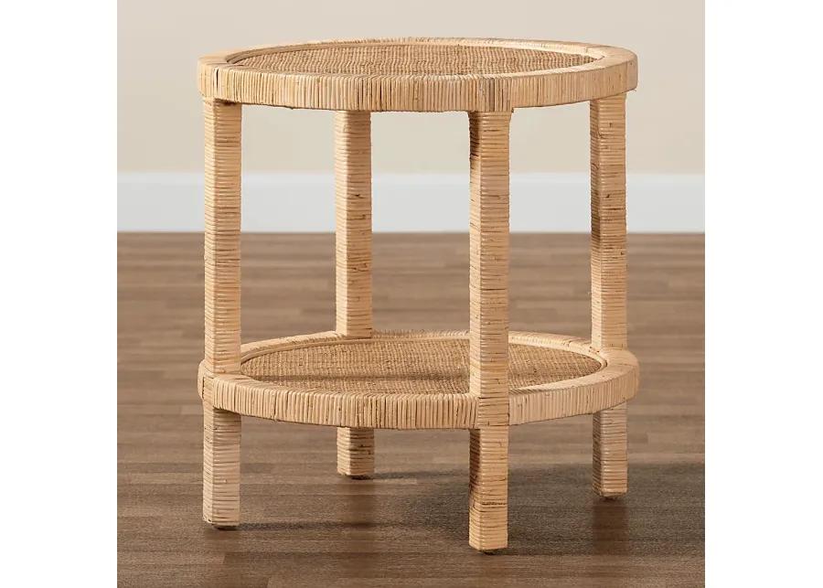 Reinert IV Brown End Table