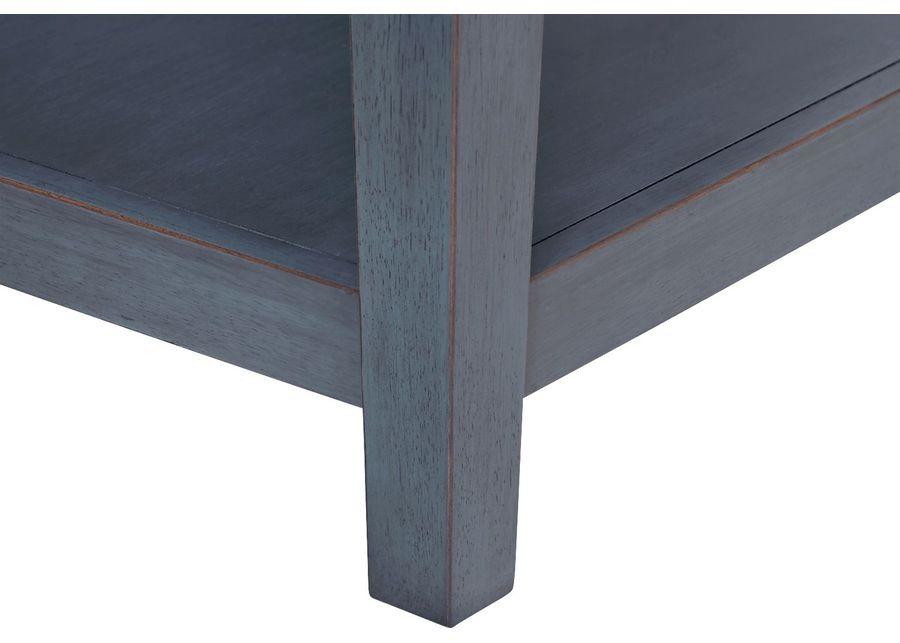 Amoyr Blue End Table