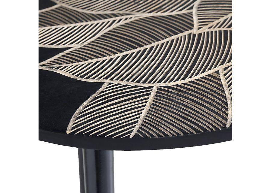 Awbrey Black End Table