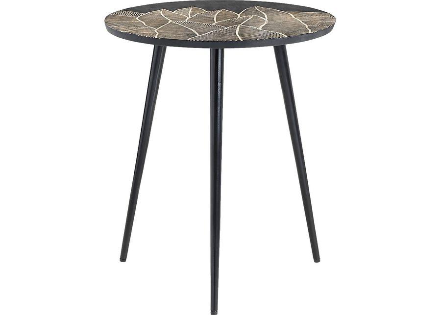 Awbrey Black End Table