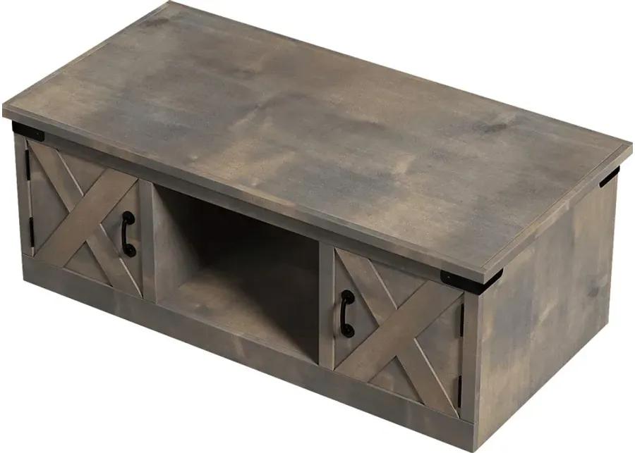 Wapegue Dark Brown Coffee Table