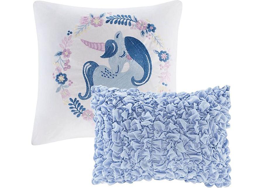 Bessi Blue Full Comforter Set