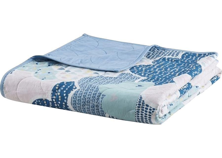 Bessi Blue Full Comforter Set