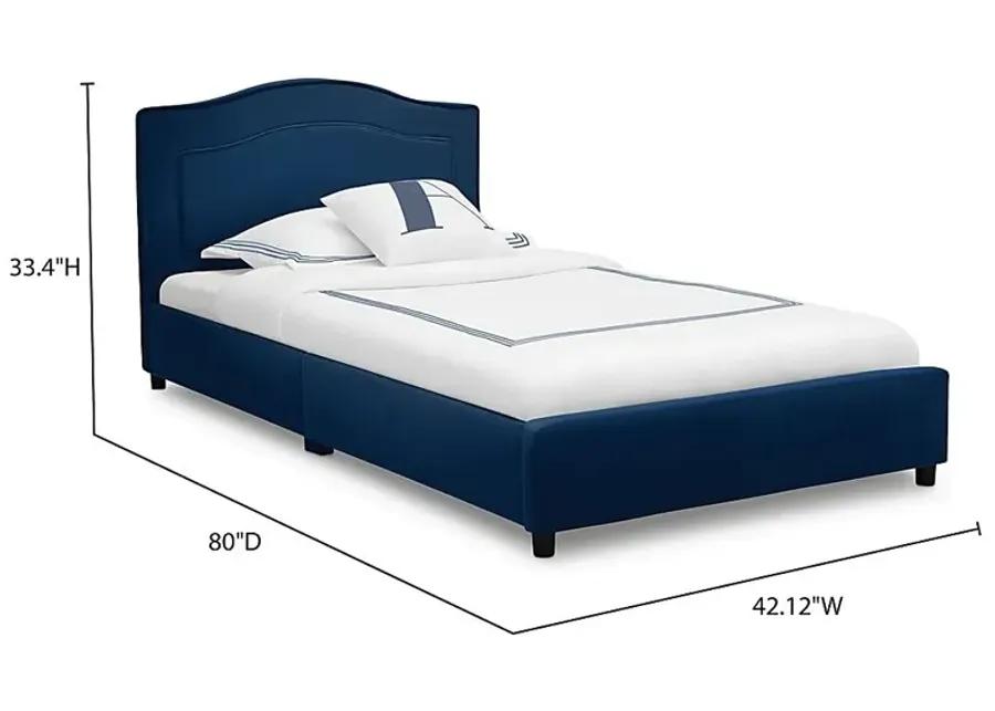 Kids Mebrie Navy Twin Bed