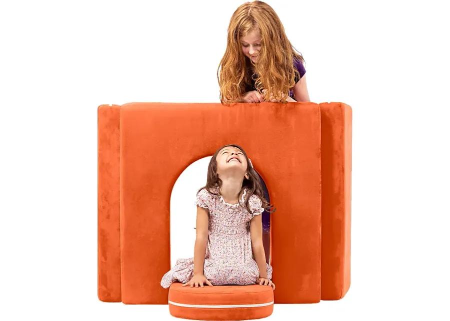 Kids Liezel Orange Castle Gate Playset