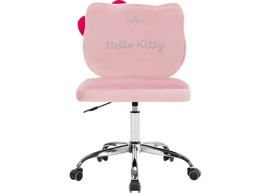 Kids Hello Kitty Kawaii Pink Swivel Chair