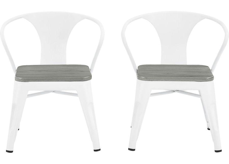 Kids Bilsai White Chair, Set of 2