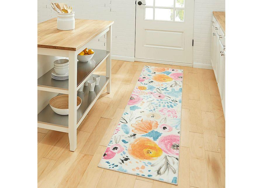 Kids Lemonfall Multi 2' x 8' Runner Rug