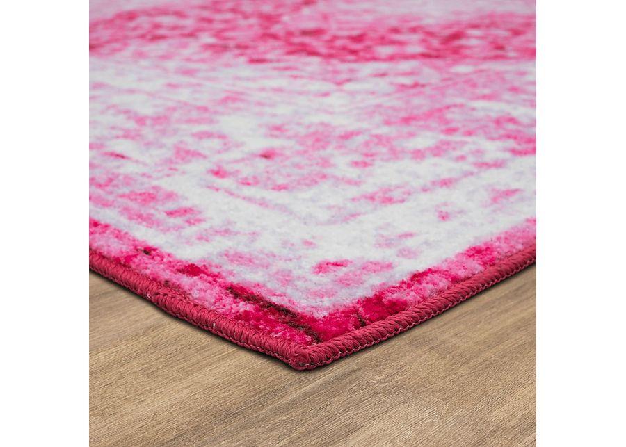 Kids Gembridge Pink 4' x 6' Rug