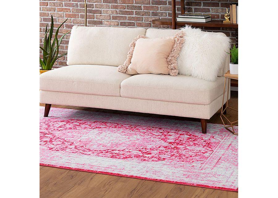 Kids Gembridge Pink 4' x 6' Rug