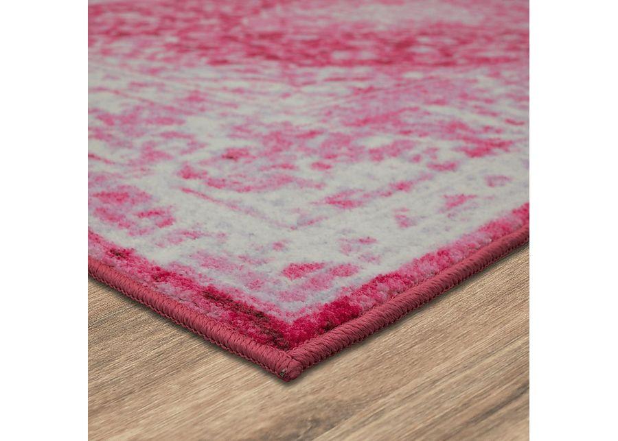 Kids Gembridge Pink 4' x 6' Rug