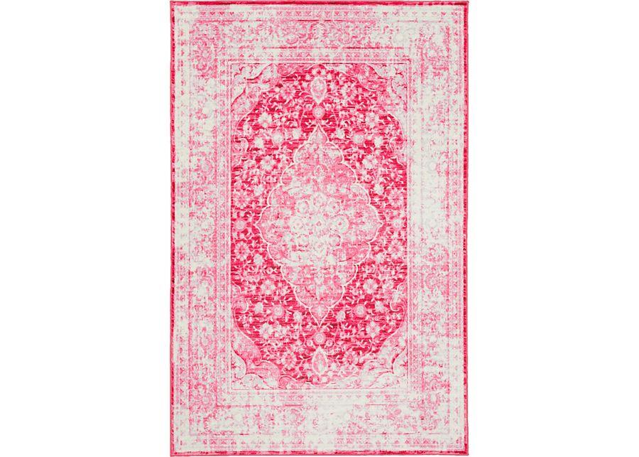 Kids Gembridge Pink 4' x 6' Rug