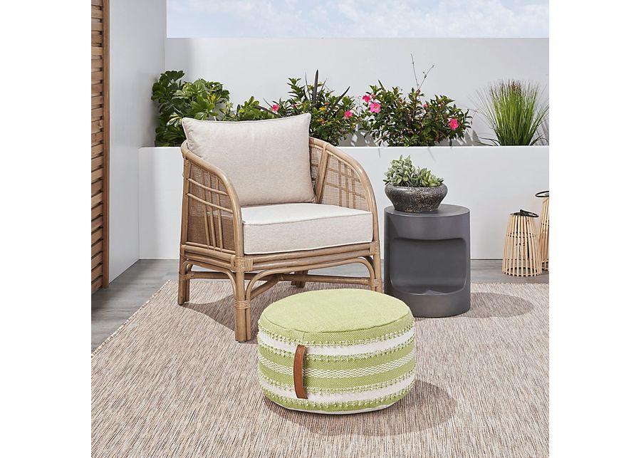 Windybay Green Indoor/Outdoor Pouf