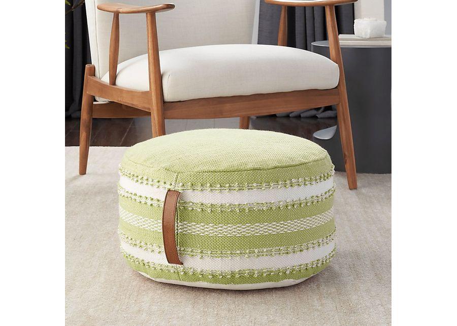 Windybay Green Indoor/Outdoor Pouf