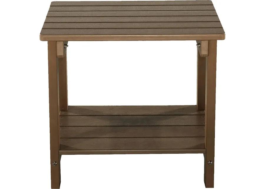 Outdoor Birchmount Brown End Table