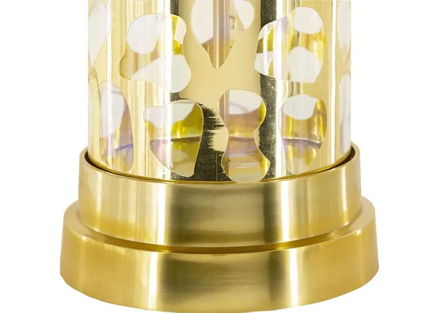 Elizabeth Lane Gold Lamp