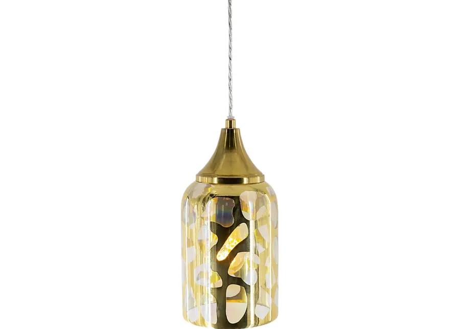 Elizabeth Lane Gold Lamp