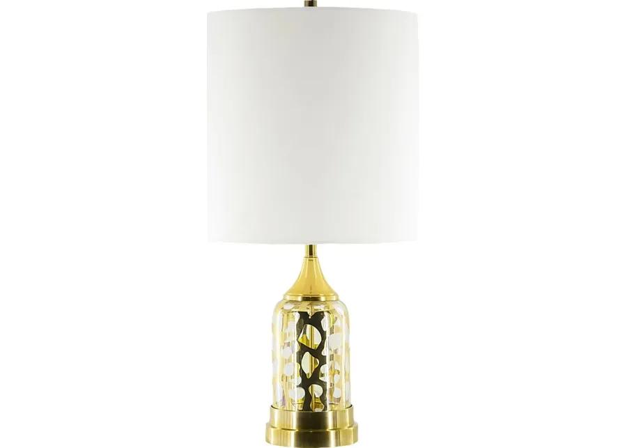 Elizabeth Lane Gold Lamp