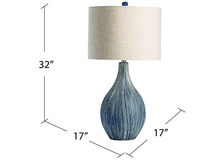 Garcia Edge Navy Lamp