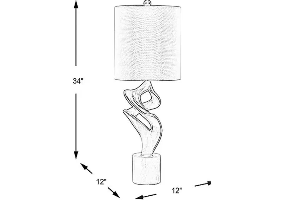 Laight Hollow Silver Lamp