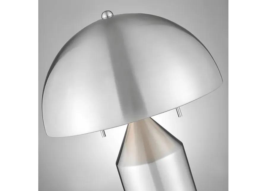 Fowler Bend Nickel Lamp