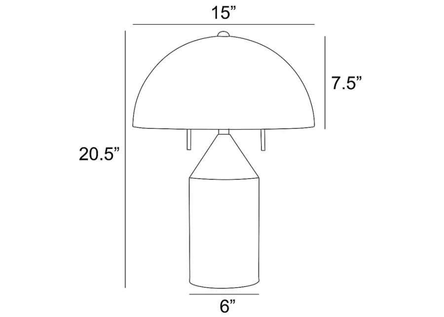 Fowler Bend Nickel Lamp