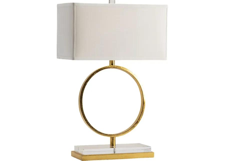 Kimball Post Gold Lamp