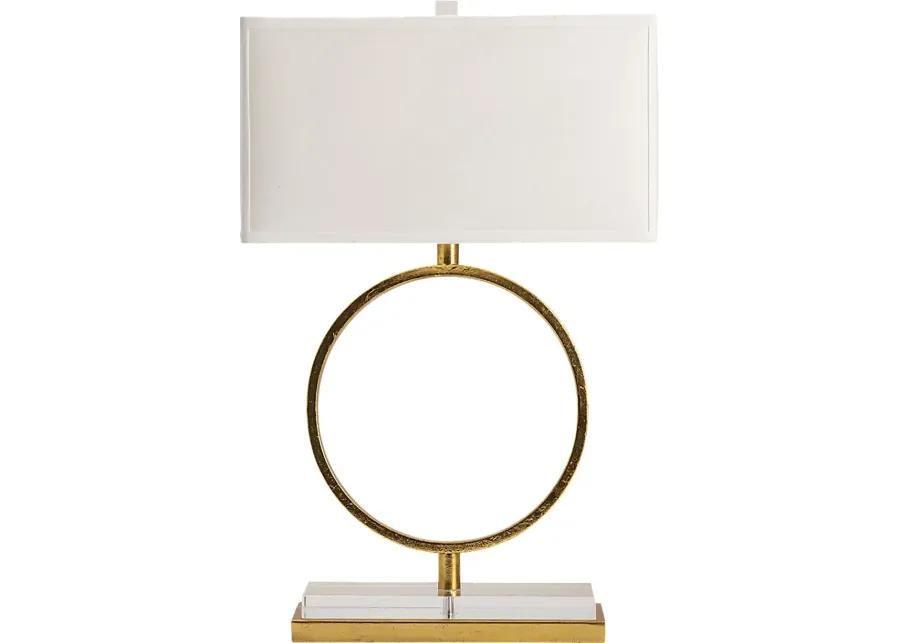 Kimball Post Gold Lamp