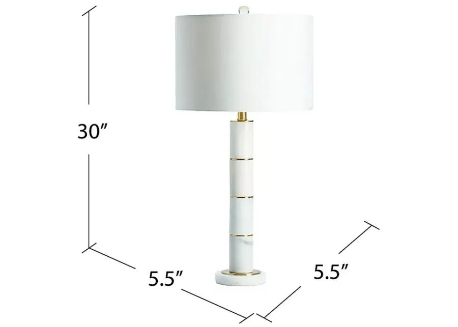 Naylor Gate White Lamp Set of 2