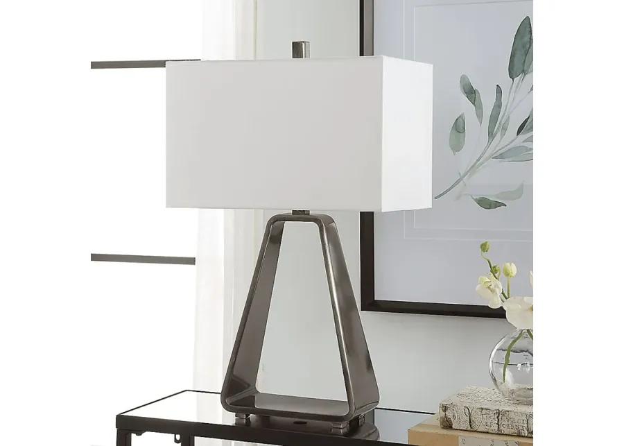 Lorca Oaks Nickel Lamp