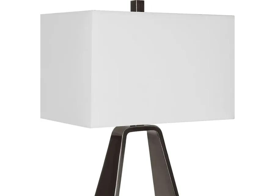 Lorca Oaks Nickel Lamp