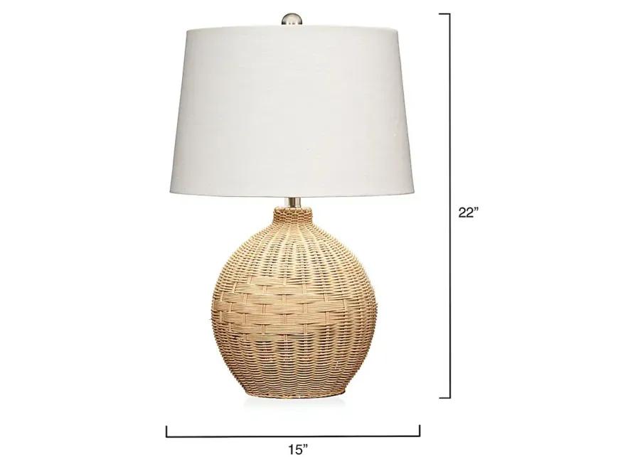 Gantt Place Natural Lamp