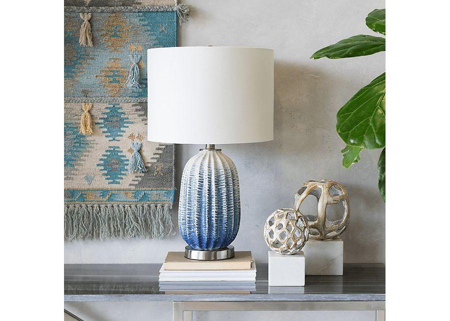 Allia Bay Blue Lamp